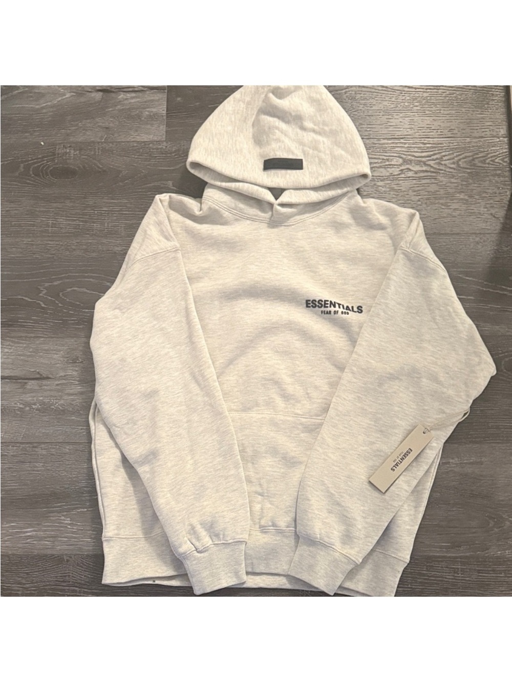 Fear of God ESSENTIALS Light Gray Hoodie - Men